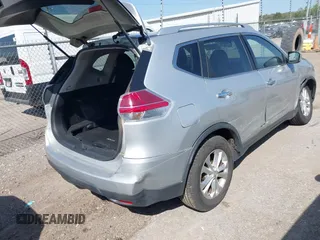 2015 Nissan Rogue SV with VIN KNMAT2MV7FP542872, listed as a IAAI auction lot 42014716 with 134,240 mi miles and . Bid and sale history available at carsss.com. Image 4.