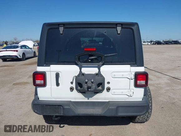 2021 Jeep Wrangler Unlimited Willys z VIN 1C4HJXDN3MW525460, wystawiony jako IAAI lot #41770265 z przebiegiem 76 480 mil mil oraz . Historia ofert i sprzedaży dostępna na DreamBid. Obrazek 17.