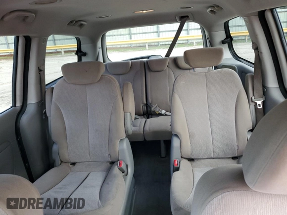 2010 Kia Sedona LX with VIN KNDMG4C38A6341851, listed as a Copart auction lot 72227594 with 174,164 mi miles and Salvage Title. Bid and sale history available at carsss.com. Image 10.