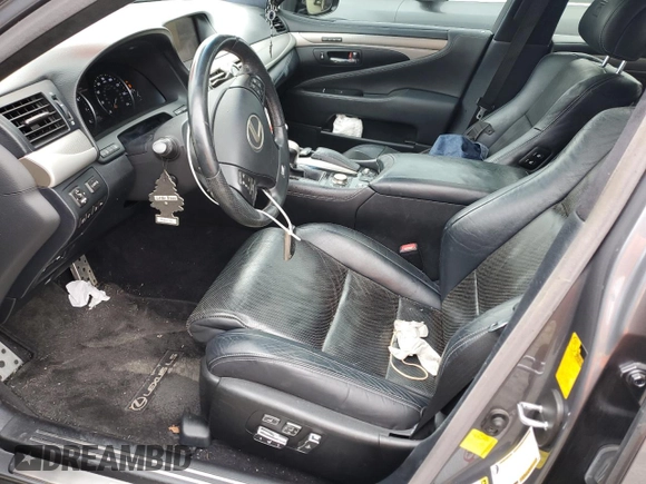 2013 Lexus LS 460 with VIN JTHCL5EF9D5018860, listed as a Copart auction lot 62862525 with 85,094 mi miles and Salvage title. Bid and sale history available at DreamBid. Image 7.