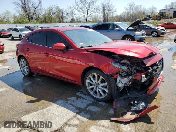 2015 Mazda 3 S Grand Touring with VIN JM1BM1M31F1268906, listed as a Copart auction lot 51821515 with 111,662 mi miles and Salvage title. Bid and sale history available at DreamBid. Image 4.