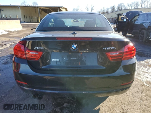2016 BMW 4 Series 428i xDrive with VIN WBA3T1C56G5F38863, listed as a Copart auction lot 46071735 with 46,765 mi miles and Salvage title. Bid and sale history available at DreamBid. Image 6.