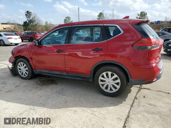2017 Nissan Rogue S with VIN 5N1AT2MT6HC875830, listed as a Copart auction lot 47899075 with 192,427 mi miles and Salvage Title. Bid and sale history available at carsss.com. Image 2.