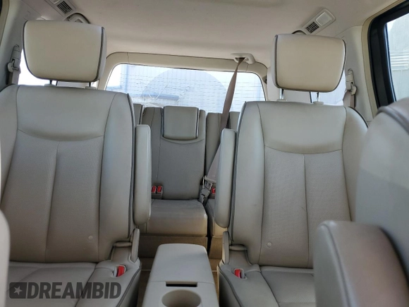 2011 Nissan Quest SL z VIN JN8AE2KP6B9009056, wystawiony jako Copart lot #62034635 z przebiegiem 132 065 mil mil oraz Czysty tytuł • Clean title. Historia ofert i sprzedaży dostępna na DreamBid. Obrazek 10.