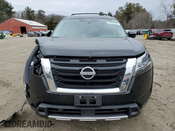 2023 Nissan Pathfinder SL with VIN 5N1DR3CD5PC264746, listed as a Copart auction lot 47818735 with 31,627 mi miles and Salvage title. Bid and sale history available at DreamBid. Image 5.