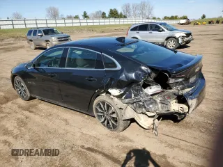 2018 Chevrolet Malibu LT with VIN 1G1ZD5ST5JF162813, listed as a Copart auction lot 52797375 with 75,024 mi miles and Clean Title. Bid and sale history available at carsss.com. Image 2.