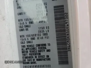 2016 Nissan NV200 S with VIN 3N6CM0KN5GK697322, listed as a Copart auction lot 48944615 with 427,299 mi miles and Salvage Title. Bid and sale history available at carsss.com. Image 13.