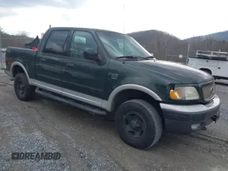 2002 Ford F-150 XLT with VIN 1FTRW08642KD38345, listed as a IAAI auction lot 41461370 with 1 mi miles. Bid and sale history available at carsss.com. Image 1.