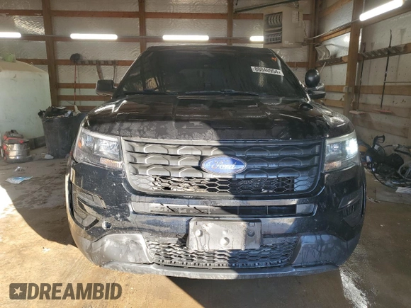 2016 Ford Utility Police Interceptor with VIN 1FM5K8AR4GGA63806, listed as a Copart auction lot 80040954 with 167,168 mi miles and Salvage Title. Bid and sale history available at carsss.com. Image 5.