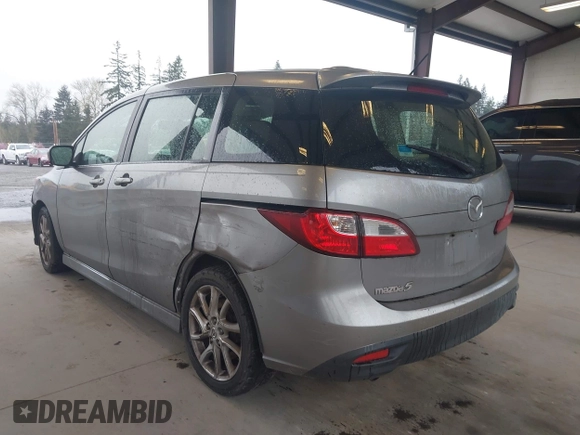 2012 Mazda Mazda5 Grand Touring with VIN JM1CW2DL7C0143303, listed as a IAAI auction lot 41924227 with 126,689 mi miles. Bid and sale history available at carsss.com. Image 3.