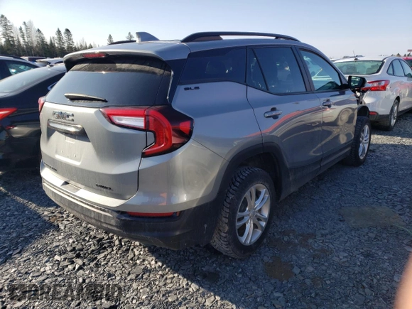 2023 GMC Terrain SLE z VIN 3GKALTEG5PL118100, wystawiony jako Copart lot #50336875 z przebiegiem 62 541 mil mil oraz Szkoda całkowita • Salvage title. Historia ofert i sprzedaży dostępna na DreamBid. Obrazek 3.