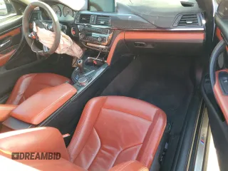 2015 BMW M4 with VIN WBS3R9C50FK331570, listed as a Copart auction lot 80739684 with 84,367 mi miles and Salvage Title. Bid and sale history available at carsss.com. Image 8.