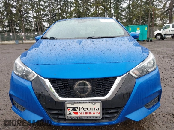 2021 Nissan Versa SV with VIN 3N1CN8EV2ML830282, listed as a IAAI auction lot 41913640 with 76,823 mi miles. Bid and sale history available at carsss.com. Image 12.