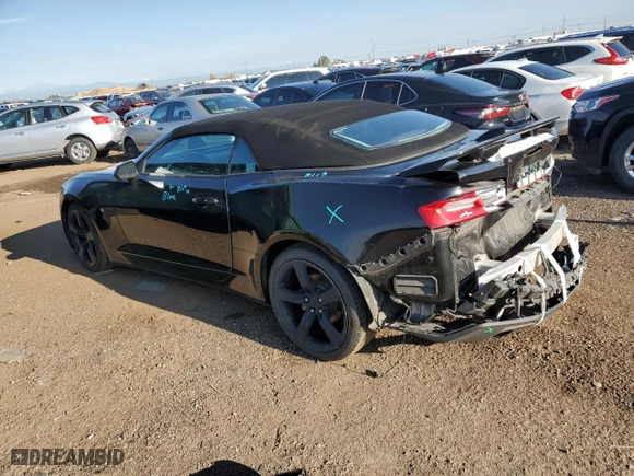 2016 Chevrolet Camaro 2LT with VIN 1G1FD3DS5G0166710, listed as a Copart auction lot 65933244 with 58,960 mi miles and Salvage Title. Bid and sale history available at carsss.com. Image 2.
