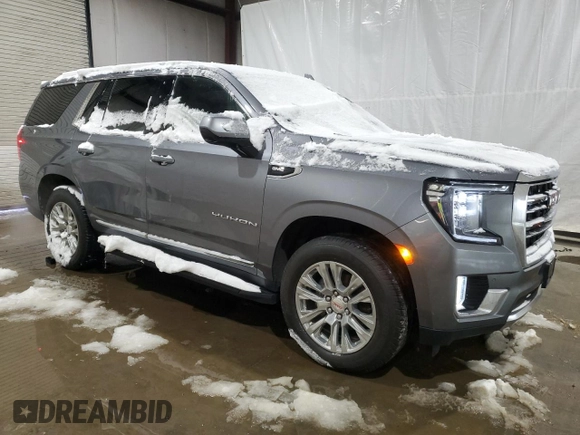 2021 GMC Yukon SLT with VIN 1GKS2BKD0MR429806, listed as a Copart auction lot 87789275 with 47,874 mi miles and Salvage Title. Bid and sale history available at carsss.com. Image 4.