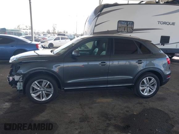 2018 Audi Q3 Premium with VIN WA1BCCFS5JR006653, listed as a IAAI auction lot 41590415 with 65,008 mi miles. Bid and sale history available at carsss.com. Image 15.