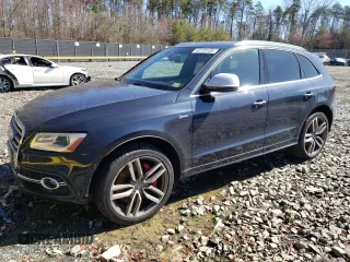 2016 Audi SQ5 Premium Plus with VIN WA1CCAFP0GA045162, listed as a Copart auction lot 49728185 with 163,582 mi miles and Clean Title. Bid and sale history available at carsss.com. Image 1.