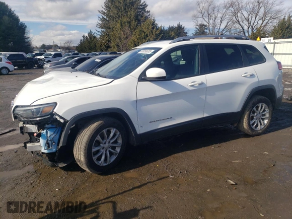2020 Jeep Cherokee Latitude with VIN 1C4PJLCB7LD610291, listed as a Copart auction lot 45056635 with 108,273 mi miles and Salvage Title. Bid and sale history available at DreamBid. Image 1.