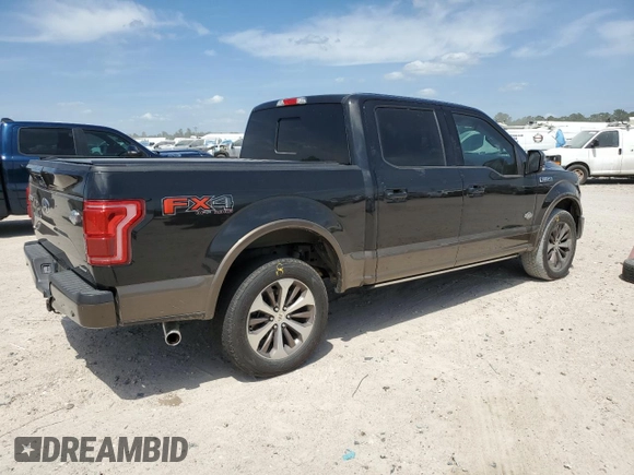 2015 Ford F-150 XLT with VIN 1FTEW1EF7FFB97309, listed as a Copart auction lot 53818015 with 121,641 mi miles and Salvage Title. Bid and sale history available at carsss.com. Image 3.