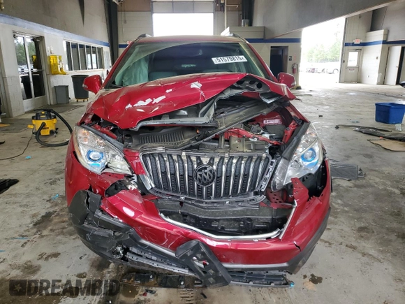 2016 Buick Encore Leather with VIN KL4CJCSB3GB704891, listed as a Copart auction lot 51579815 with 41,775 mi miles and Salvage Title. Bid and sale history available at carsss.com. Image 5.