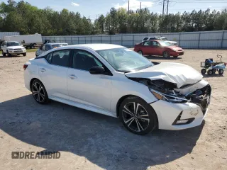 2023 Nissan Sentra SR with VIN 3N1AB8DV1PY325133, listed as a Copart auction lot 52385105 with 28,310 mi miles and Salvage Title. Bid and sale history available at DreamBid. Image 4.