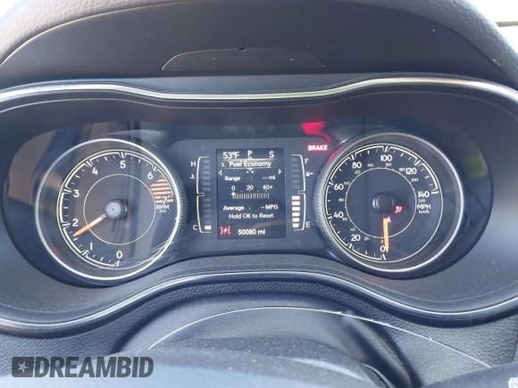 2019 Jeep Cherokee Latitude with VIN 1C4PJMCB0KD105214, listed as a IAAI auction lot 41720808 with 50,080 mi miles. Bid and sale history available at carsss.com. Image 7.