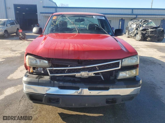 2006 Chevrolet Silverado 1500 Work Truck with VIN 3GCEC14X66G267710, listed as a Copart auction lot 88035935 with 0 mi miles and Salvage Title. Bid and sale history available at carsss.com. Image 5.