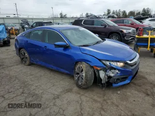 2016 Honda Civic Sedan EX-T with VIN 19XFC1F32GE205720, listed as a Copart auction lot 50694035 with 103,679 mi miles and Salvage Title. Bid and sale history available at carsss.com. Image 4.