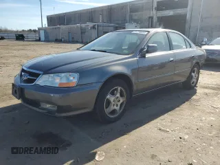 2003 Acura TL w/Navigation System with VIN 19UUA56763A071171, listed as a Copart auction lot 81776024 with 194,845 mi miles and Salvage Title. Bid and sale history available at carsss.com. Image 1.