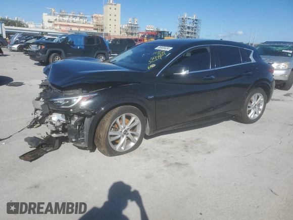 2017 Infiniti QX30 Premium with VIN SJKCH5CP9HA025624, listed as a Copart auction lot 86900434 with Not Provided miles and Salvage Title. Bid and sale history available at DreamBid. Image 1.