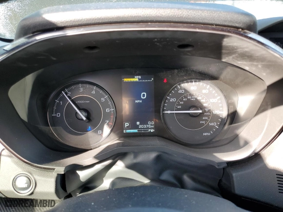 2023 Subaru Impreza with VIN 4S3GKAB69P3600055, listed as a Copart auction lot 43751825 with 20,376 mi miles and Salvage Title. Bid and sale history available at carsss.com. Image 9.