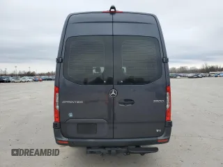2022 Mercedes-Benz Sprinter Cargo with VIN W1W4ECHY5NT109594, listed as a Copart auction lot 86389144 with 148,413 mi miles and Clean Title. Bid and sale history available at carsss.com. Image 6.