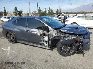 2023 Subaru WRX Premium with VIN JF1VBAF62P9814440, listed as a Copart auction lot 45553975 with 24,707 mi miles and Salvage Title. Bid and sale history available at carsss.com. Image 4.