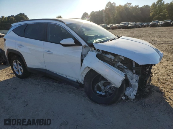 2024 Hyundai Tucson SEL with VIN 5NMJBCDE1RH353642, listed as a Copart auction lot 77195424 with 15,911 mi miles and Salvage Title. Bid and sale history available at carsss.com. Image 4.