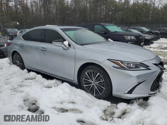2023 Lexus ES 350 with VIN 58ADZ1B17PU152576, listed as a Copart auction lot 45060315 with 22,627 mi miles and Salvage Title. Bid and sale history available at DreamBid. Image 4.