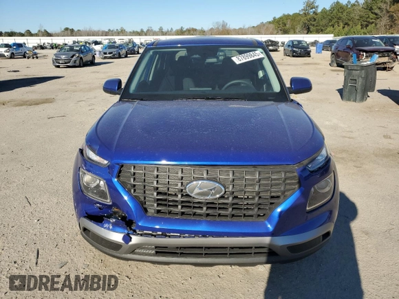 2024 Hyundai Venue SE with VIN KMHRB8A33RU332539, listed as a Copart auction lot 87899845 with 7,517 mi miles and Salvage Title. Bid and sale history available at DreamBid. Image 5.