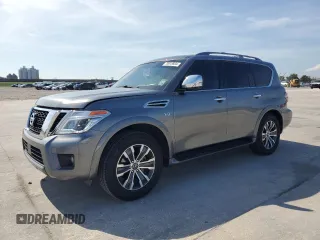 2020 Nissan Armada SL with VIN JN8AY2NDXL9111471, listed as a Copart auction lot 70018934 with 48,204 mi miles and Salvage Title. Bid and sale history available at carsss.com. Image 1.