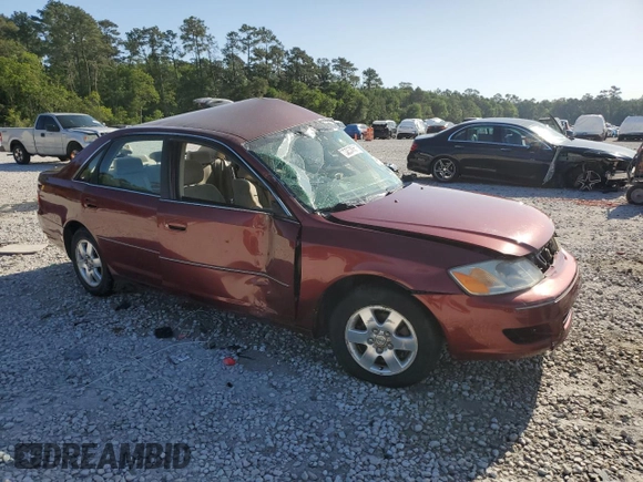 2000 Toyota Avalon XL with VIN 4T1BF28B3YU052196, listed as a Copart auction lot 52336615 with Not Provided miles and Non Repairable. Bid and sale history available at DreamBid. Image 4.