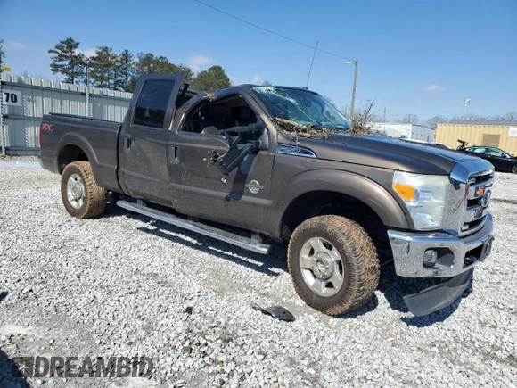 2016 Ford Super Duty F-250 SRW Lariat with VIN 1FT7W2BT1GEB29233, listed as a Copart auction lot 46093255 with 248,412 mi miles and Salvage Title. Bid and sale history available at carsss.com. Image 4.