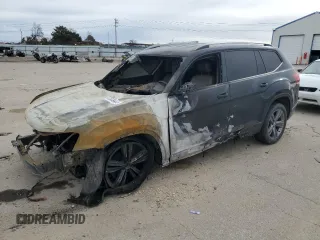 2018 Volkswagen Atlas SE z VIN 1V2PR2CA6JC537572, wystawiony jako Copart lot #47638445 z przebiegiem Nie podano mil oraz Szkoda całkowita • Salvage title. Historia ofert i sprzedaży dostępna na DreamBid. Obrazek 1.
