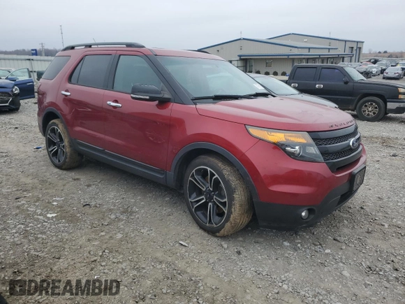 2013 Ford Explorer Sport with VIN 1FM5K8GT4DGC33144, listed as a Copart auction lot 43768165 with 163,170 mi miles and Salvage Title. Bid and sale history available at carsss.com. Image 4.