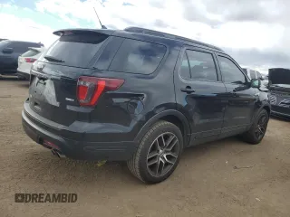 2019 Ford Explorer Sport with VIN 1FM5K8GT9KGB08105, listed as a Copart auction lot 79567134 with 79,705 mi miles and Salvage Title. Bid and sale history available at carsss.com. Image 3.