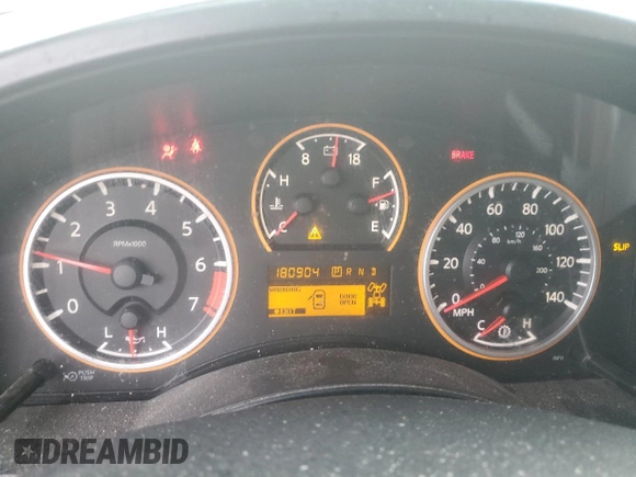 2008 Nissan Titan XE with VIN 1N6AA07C78N302950, listed as a Copart auction lot 87403004 with 180,904 mi miles and Salvage title. Bid and sale history available at DreamBid. Image 9.