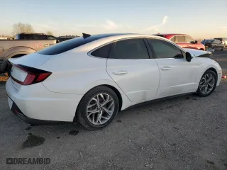 2021 Hyundai Sonata SEL with VIN 5NPEF4JA1MH081389, listed as a Copart auction lot 48718175 with 70,796 mi miles and Salvage Title. Bid and sale history available at carsss.com. Image 3.