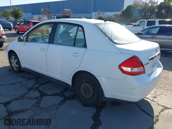 2007 Nissan Versa 1.8 SL with VIN 3N1BC11EX7L460203, listed as a IAAI auction lot 41462656 with 160,142 mi miles. Bid and sale history available at carsss.com. Image 3.