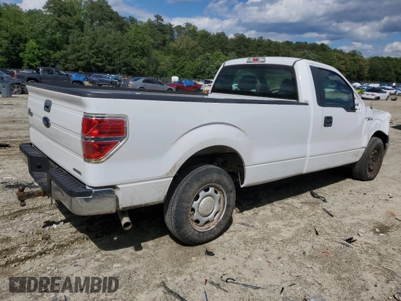 2014 Ford F-150 XL with VIN 1FTMF1CM7EKD02336, listed as a Copart auction lot 57333815 with 126,053 mi miles and Salvage title. Bid and sale history available at DreamBid. Image 3.