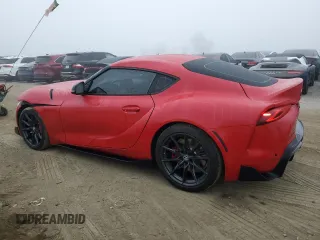 2023 Toyota GR Supra 3.0 with VIN WZ1DB0G08PW056651, listed as a Copart auction lot 85150754 with 31,194 mi miles and Salvage Title. Bid and sale history available at carsss.com. Image 2.