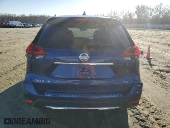 2018 Nissan Rogue SV with VIN JN8AT2MT5JW491485, listed as a Copart auction lot 42963465 with 159,927 mi miles and Salvage Title. Bid and sale history available at carsss.com. Image 6.