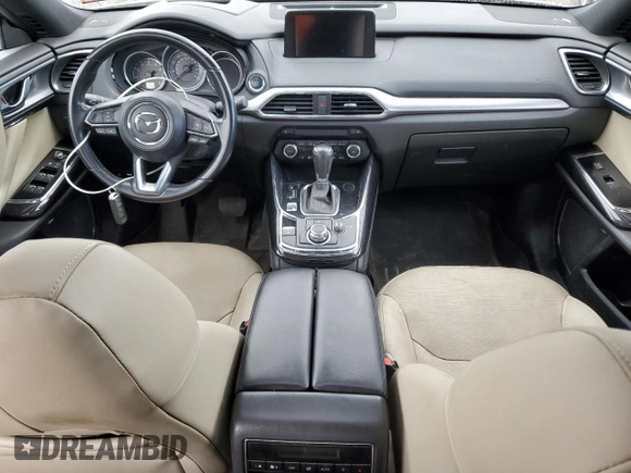 2016 Mazda CX-9 Grand Touring z VIN JM3TCBDY2G0114342, wystawiony jako Copart lot #49883325 z przebiegiem 41 716 mil mil oraz Czysty tytuł • Clean title. Historia ofert i sprzedaży dostępna na DreamBid. Obrazek 8.