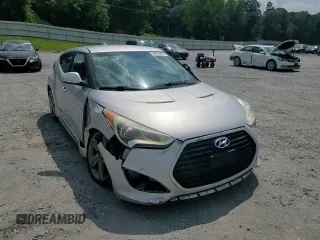 2014 Hyundai Veloster Turbo with VIN KMHTC6AE4EU182833, listed as a Copart auction lot 58911035 with 162,752 mi miles and Salvage title. Bid and sale history available at DreamBid. Image 13.